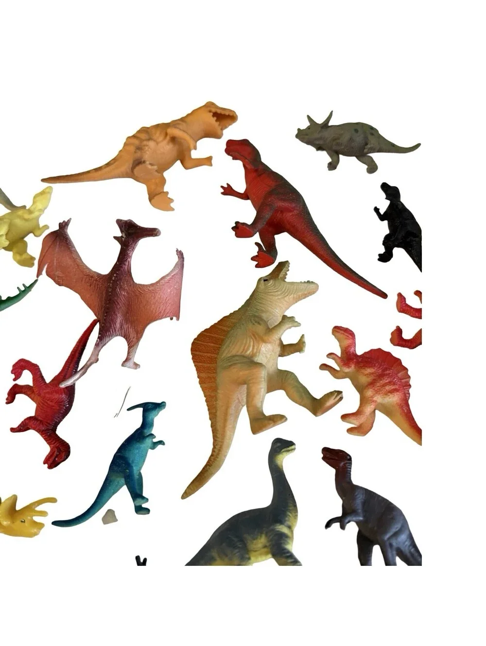 Lot Of Dinosaurs Toys Various Sizes, Dinosaur Action Figures